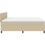  Krevet s box springom i dušekom svijetlo siva 200x200 cm baršun | shoptok.hr