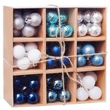  Božićne kuglice plavo-bele 3 cm 99/1 kom | Eponuda.com