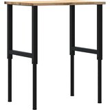 vidaXL Delovna miza 80x60x(71,5-98) cm trdna hrastovina | Shoptok.si