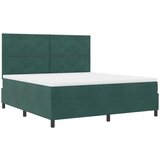  Krevet s opruga kutije Tamnozelena 180 x 200 cm Baršun | shoptok.hr