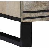  Set komoda 2 pcs Bijelo 120 x 33,5 x 75 cm Čvrsto drvo manga | shoptok.hr