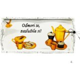  Personalizirani poslužavnici s porukom "Odmori se, zaslužila si!" – poklon za dušu i tijelo - 4. - 16135 | shoptok.hr