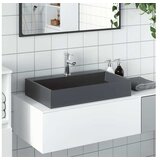 vidaXL Umivalnik 60x38x11 cm liti mineral/ liti marmor antracit Cene