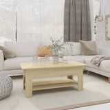 vidaXL Klubska mizica sonoma hrast 102x55x42 cm iverna plošča Cene