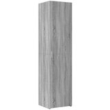 Maison Chic Visoka omara - Komoda - Predalnik siva sonoma 45x42,5x185 cm inženirski les, (21720150) | Shoptok.si