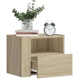 vidaXL Zidni noćni ormarić boja hrasta sonome 45 x 30 x 35 cm | shoptok.hr