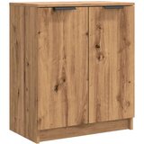 vidaXL Omarica za čevlje artisian hrast 59x35x70 cm inženirski les | Shoptok.si