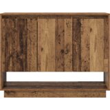 vidaXL Strani šal s polico z vrati Star les 97 x 29 x 75 cm Konstruiran les | Shoptok.si