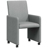  Blagovačke stolice s kotačima 2 pcs Svjetlosiva 57 x 66 x 94 cm | Eponuda.ba