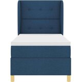  Box Spring Postelja z Blazino Modra 80x200 cm Tkanina, (22052839) | Shoptok.si