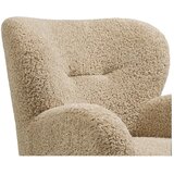 House Nordic Svetlo rjav fotelj iz tkanine bouclé Lunaro – | Shoptok.si