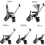 Momi tricikl za bebe iris pink, 9m+