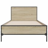  Okvir za krevet boja hrasta 90x190 cm konstruirano drvo i metal | Eponuda.ba