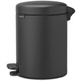 Brabantia Koš za odpadke s pedalom Newicon, 5L s plastičnim vložkom - Mineral Infinite Grey | Shoptok.si
