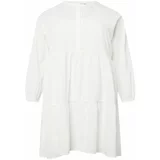 PIECES Curve Košulja haljina 'PCAGNETA' bijela