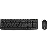 Canyon SET-1 EN Keyboard+Mouse Wired Black CNE-CSET1 | Eponuda.ba