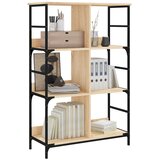 Polica za knjige boja hrasta 78,5x33x117,5 cm konstruirano drvo | shoptok.hr