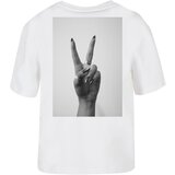 Mister Tee Women's T-shirt Peace Hand white | Shoptok.si
