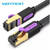 Vention PLOŠČATI OMREŽNI KABEL CAT7 ICABG RJ45 ETHERNET 10GBPS 1,5M ČRN, (5000075384) | Shoptok.si