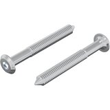 vidaXL Vijak 2 pcs srebrna M6 x 50 mm Jeklo, (5000163835) | Shoptok.si