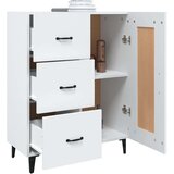  Komoda bijela 69 5 x 34 x 90 cm od konstruiranog drva | shoptok.hr