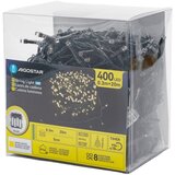 Aigostar led spoljni novogodišnji niz lampica 400xLED/8 funkcija 4xAA 20,3 m topla bela | Eponuda.com