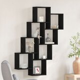 vidaXL Zidna polica Crni hrast Konstruirano drvo 90 x 15 x 119.4 cm Cijene