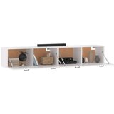  Stenska omarica 2 kosa bela 100x36,5x35 cm inženirski les, (20716718) | Shoptok.si