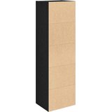  Regal za knjige crni hrasta 31x24x102 cm od konstruiranog drva | shoptok.hr