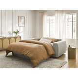 Bobochic Paris Bež sedežna garnitura za spanje/raztegljiva iz šenilje 220 cm Hugo – | Shoptok.si