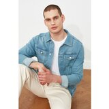 Trendyol Svijetloplava Slim Fit muška traper jakna Plava | siva | svijetlo plavo Cene