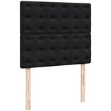 Box spring krevet s madracem crni 120 x 200 cm baršunasti | shoptok.hr