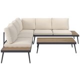 Modern Living Lounge Garnitura Sejla, Bež, Temno Siva, 3-Delno | Shoptok.si