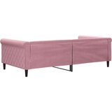  Dnevni krevet ružičasti 100 x 200 cm baršunasti | shoptok.hr