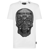 Philipp Plein Sport Majice s kratkimi rokavi T-SHIRT FAAC-MTK5231-PJY002N_01 Bela Cene