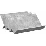 vidaXL Regal za revije Betonsko siva 65 x 53 x 28,5 cm Konstruiran les, (5000214261) | Shoptok.si