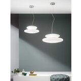  Ondaluce - Visilica na sajli PAGODA 3xE27/15W/230V + 2xE27/15W, prečnik 50 cm, bela | Eponuda.com