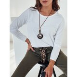 DStreet Bluzka damska one size MINIMODA z wisiorkiem biała | shoptok.hr