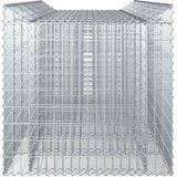  Gabionska dvignjena postelja 3 pcs Srebrna, (5000218480) | Shoptok.si