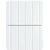  Stenski nočni omarici s predalom 2 pcs Bela 33 x 34,5 x 43 cm, (5000209608) | Shoptok.si