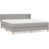  box spring s madracem svjetlosiva 160x200 cm tkanina | shoptok.hr