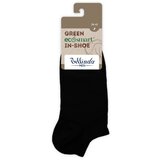 Bellinda GREEN ECOSMART MEN IN-SHOE SOCKS - Men's Eco Ankle Socks - Black Cene