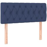  Krevet s oprugama i madracem plavi 100 x 200 cm od tkanine | shoptok.hr