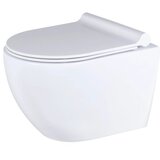 Uptrend viseča wc školjka caneo rim. vklj. z wc desko slim bela Cene