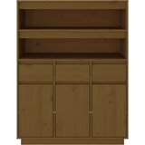  Visoka komoda boja meda 89x40x116,5 c cm od masivne borovine | shoptok.hr