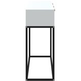  Konzolni stol bijeli 105x30x75 cm konstruirano drvo i željezo | Eponuda.ba