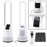 Podni ventilator bez lopatica s tajmerom oscilacije i LCD zaslonom, daljinskim upravljačem | shoptok.hr
