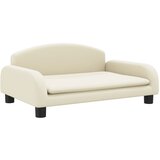 vidaXL Dječja fotelja krem 70 x 45 x 30 cm Umjetna koža Cijene