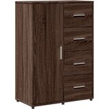  Komoda boja smeđeg hrasta 60x31x84 cm od konstruiranog drva | shoptok.hr