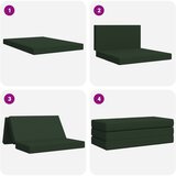SOFA na razvlačenje 160 x 67 x 45 cm Tamnozelena | Eponuda.com